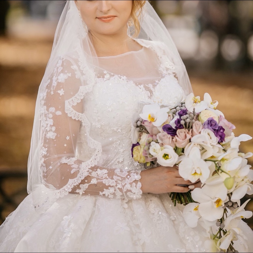 🔥Gorgeous 🔥Wedding dress size 10 - Picture 1 of 9